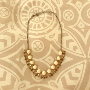 J. Crew White Statement Necklace